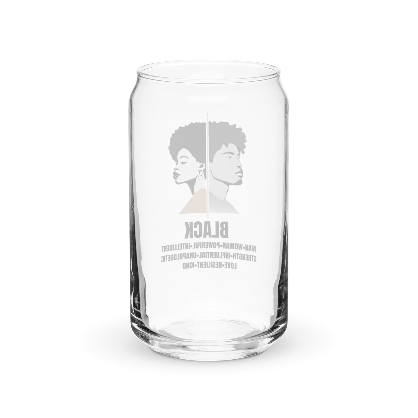 Can-shaped glass Black History Collection