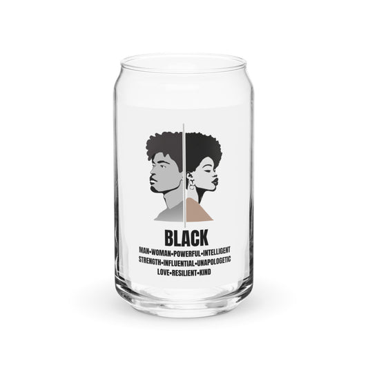 Can-shaped glass Black History Collection