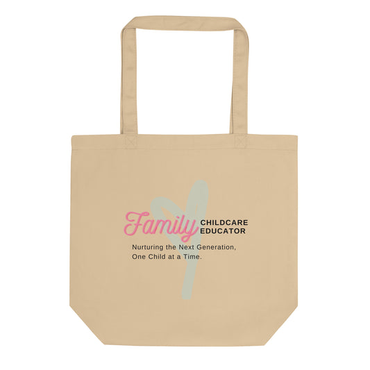 Eco Tote Bag Family childcare Educator Message