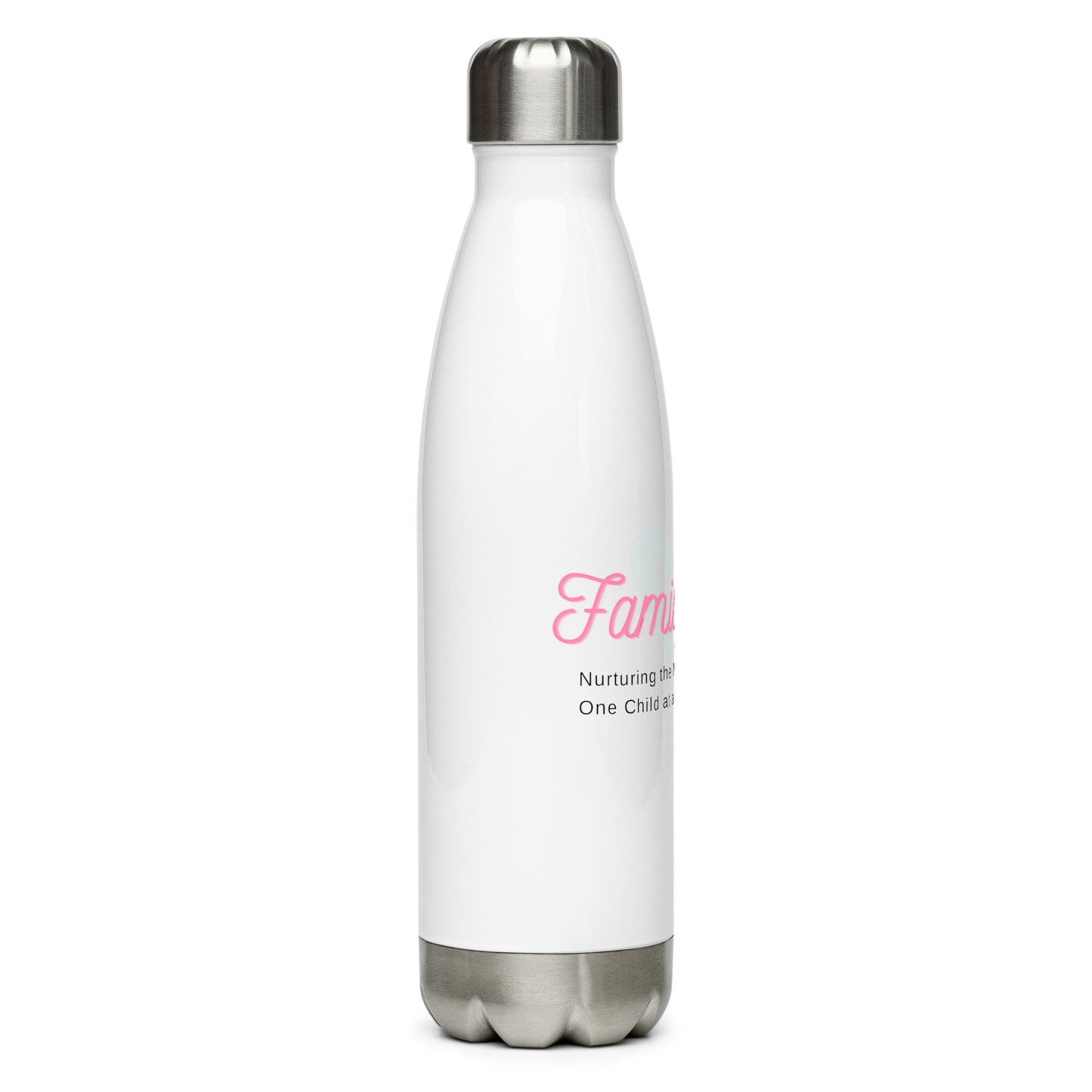 Stainless steel water bottle Family childcare Educator Message