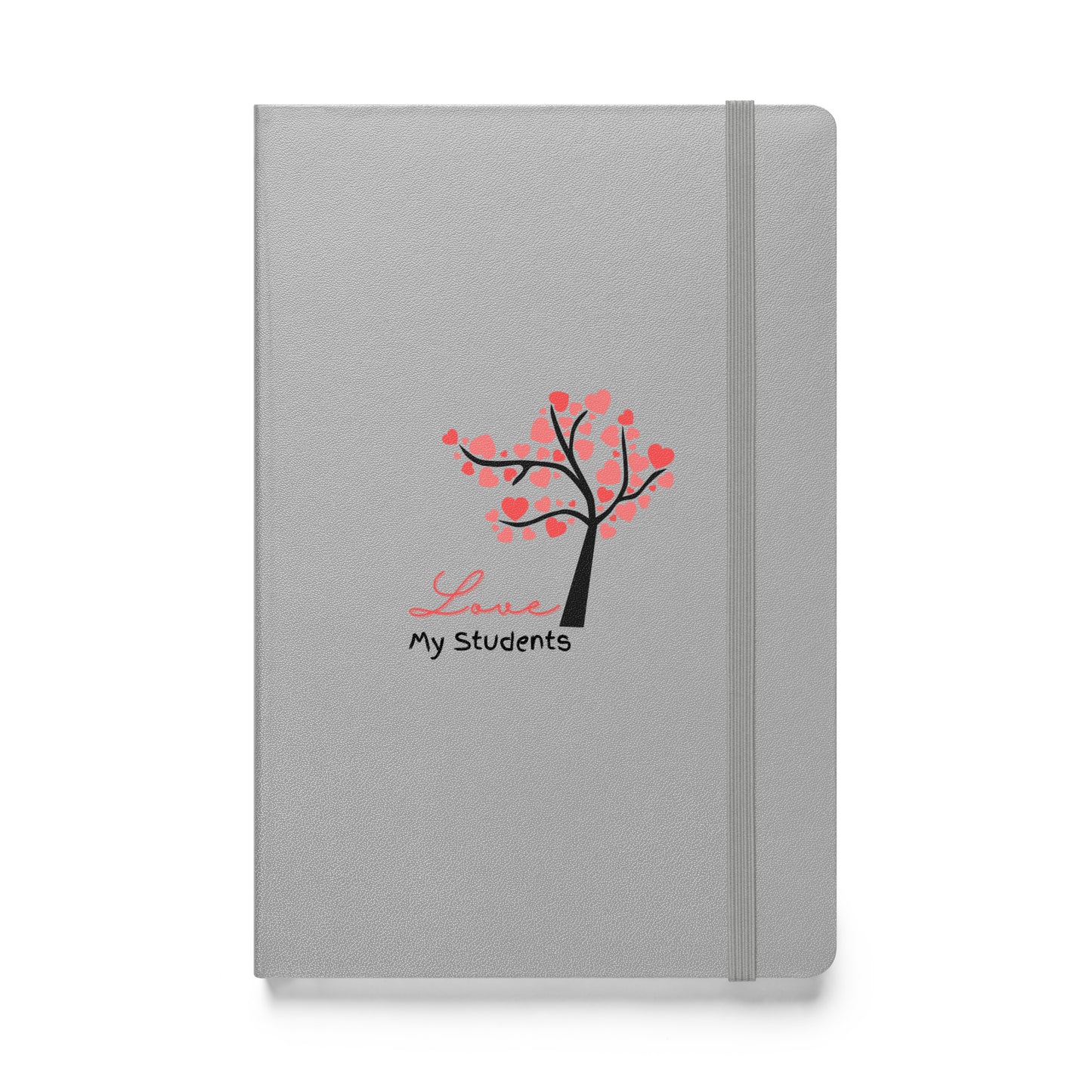 Hardcover bound notebook Love my Students Message