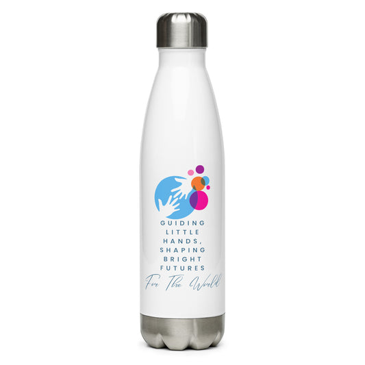 Stainless steel water bottle Guiding little hands...