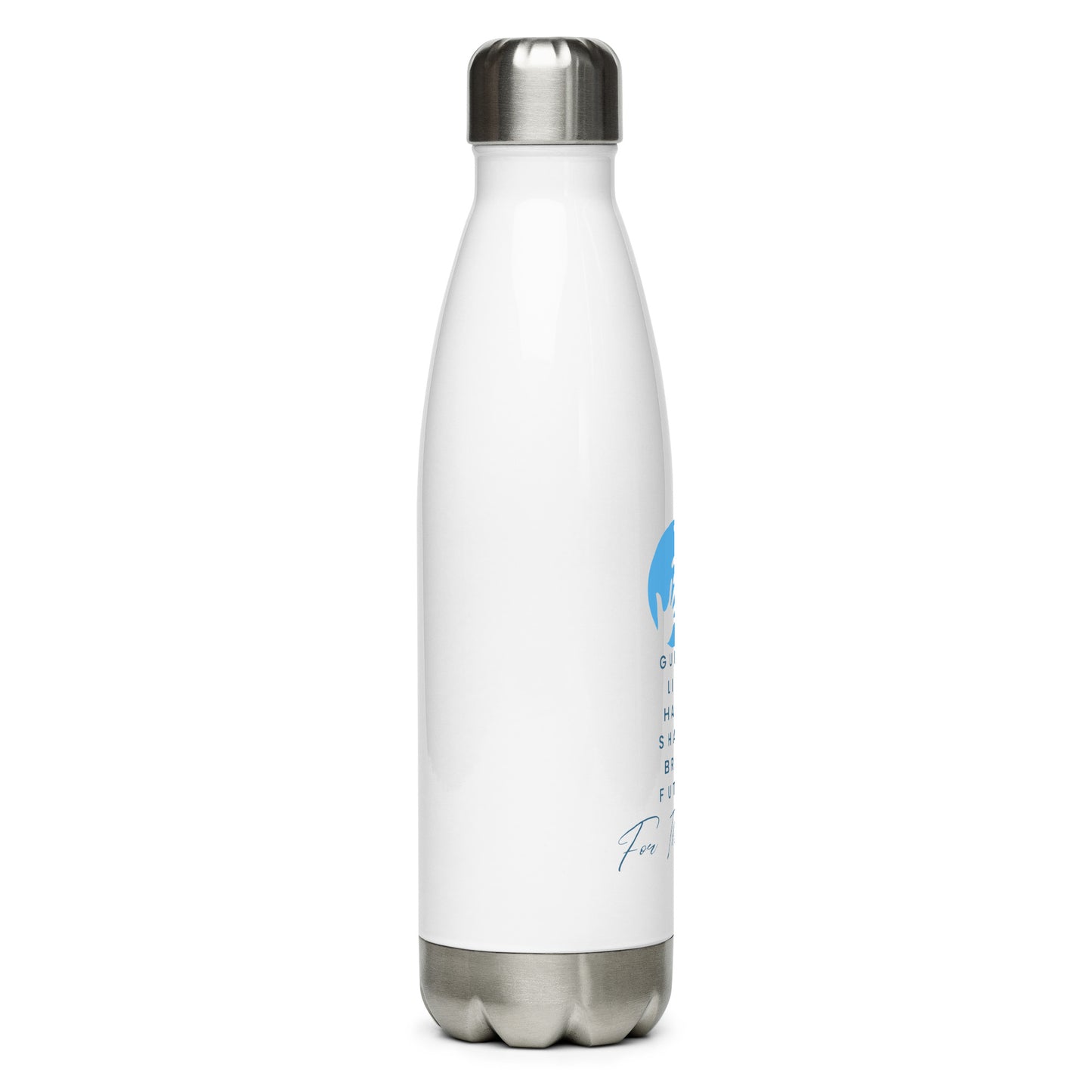 Stainless steel water bottle Guiding little hands...