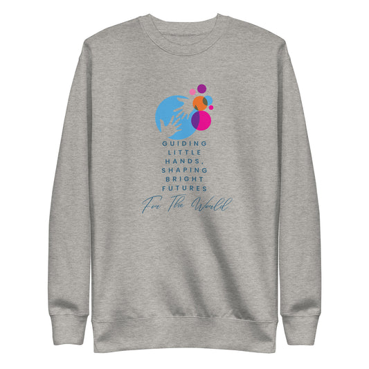 Unisex Premium Sweatshirt Guiding little hands...