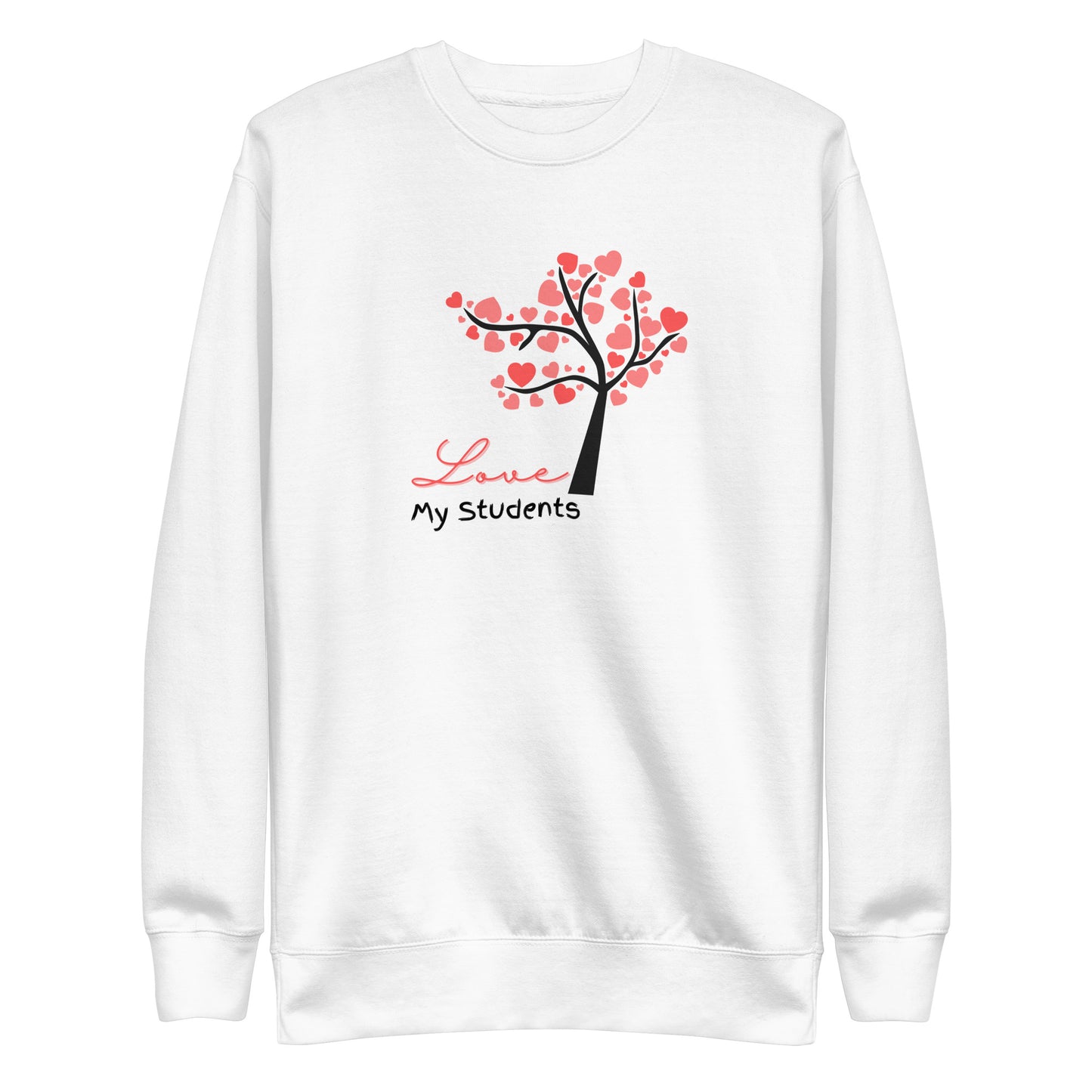 Unisex Premium Sweatshirt Love My Student Message