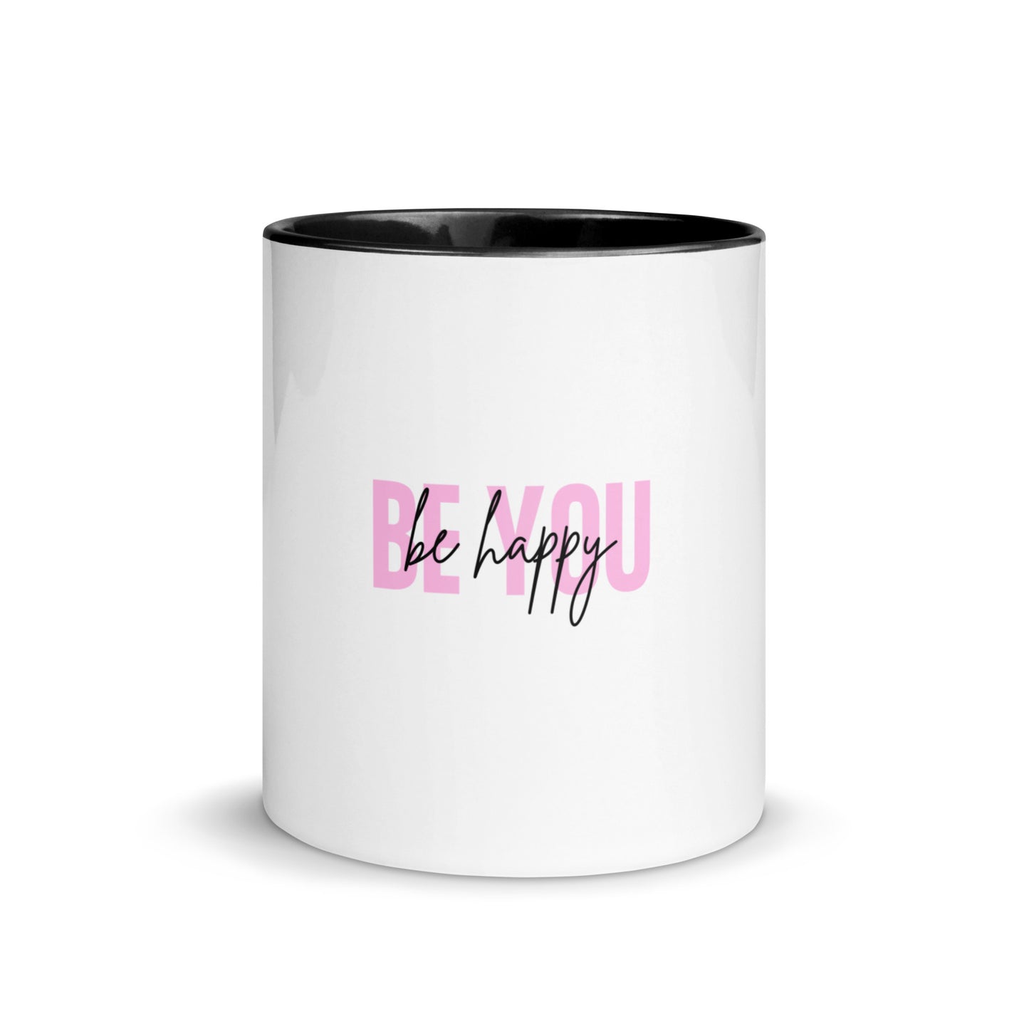 Mug with Color Inside BE YOU be happy