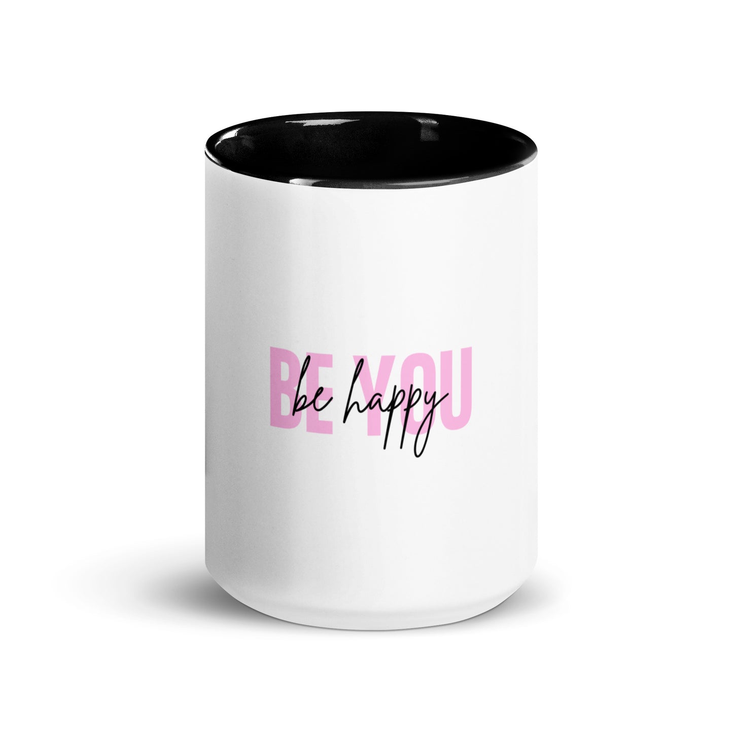 Mug with Color Inside BE YOU be happy