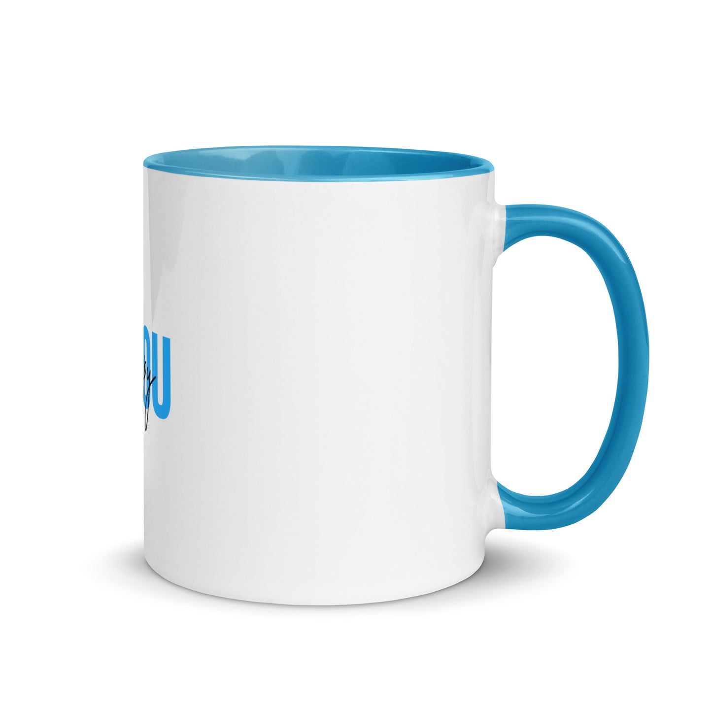 Mug with Color Inside BE YOU be happy