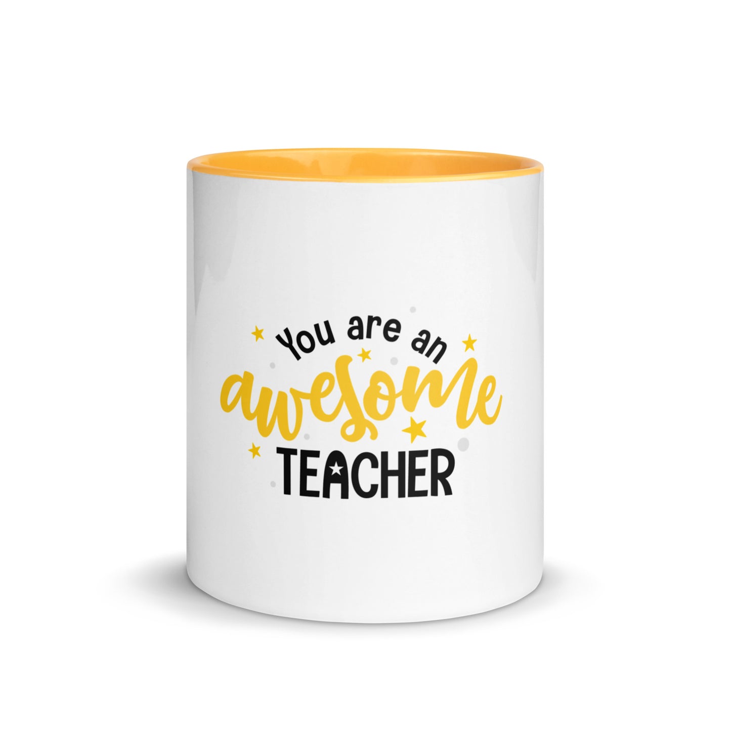 Mug with Color Inside You are an Awesome Teacher
