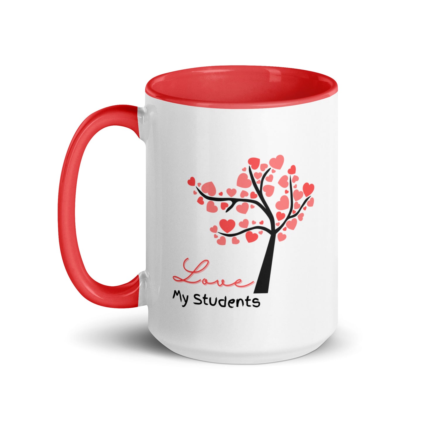 Mug with Color Inside Love my Students Message