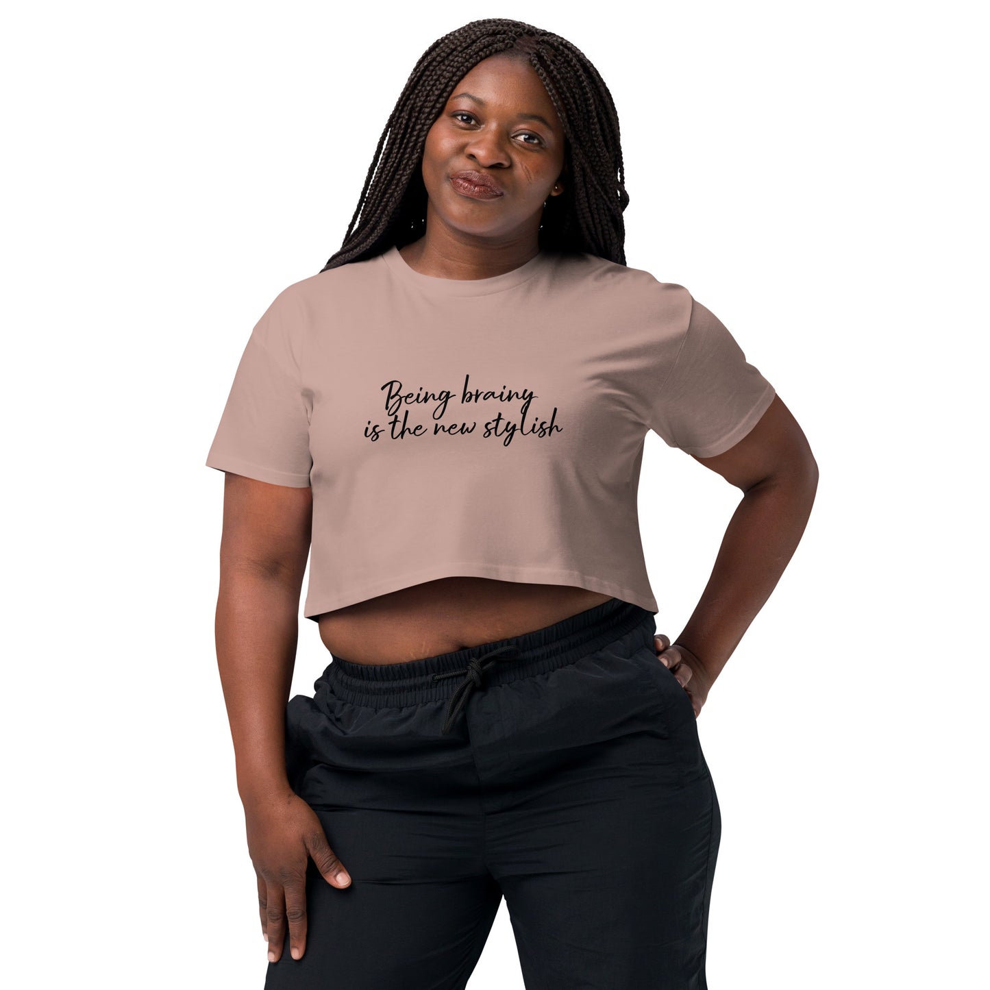 Women’s crop top Being Brainy ids the New Stylish