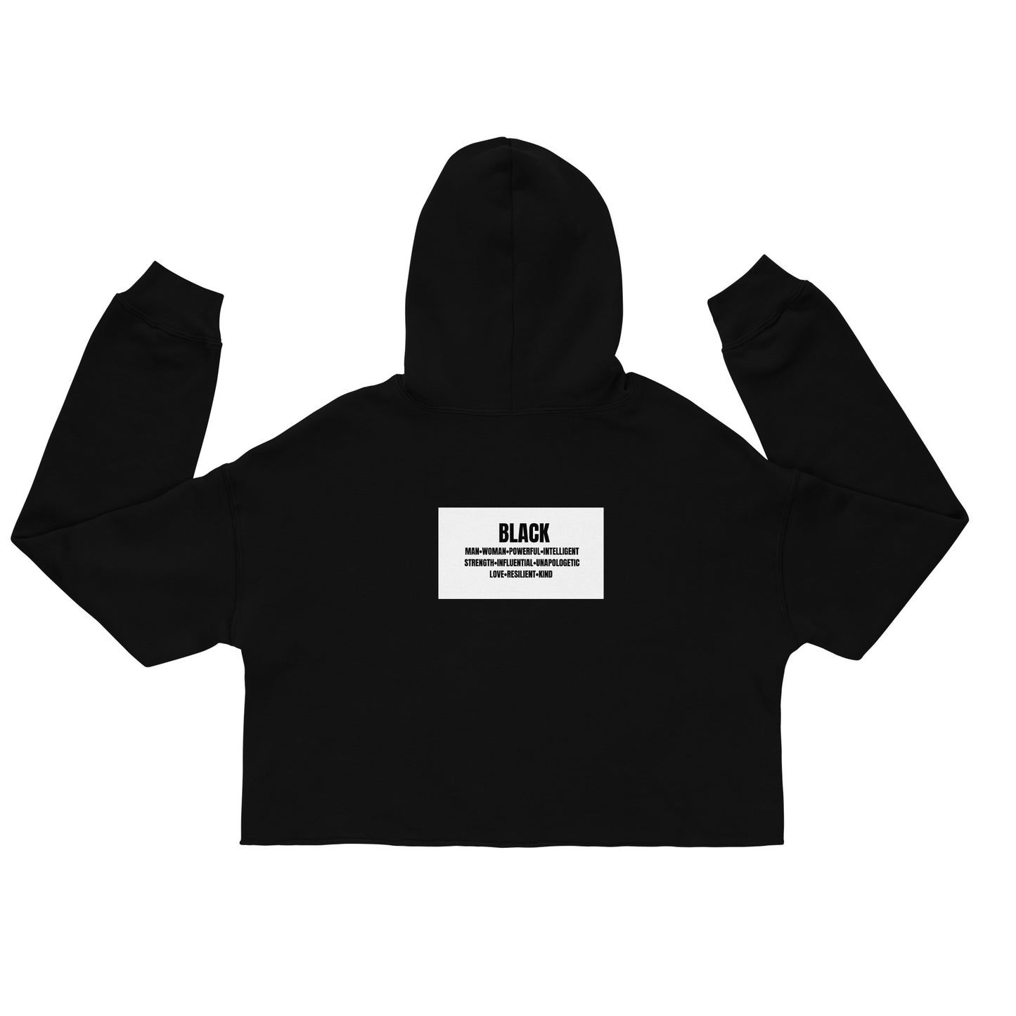 Crop Hoodie Black History Collection