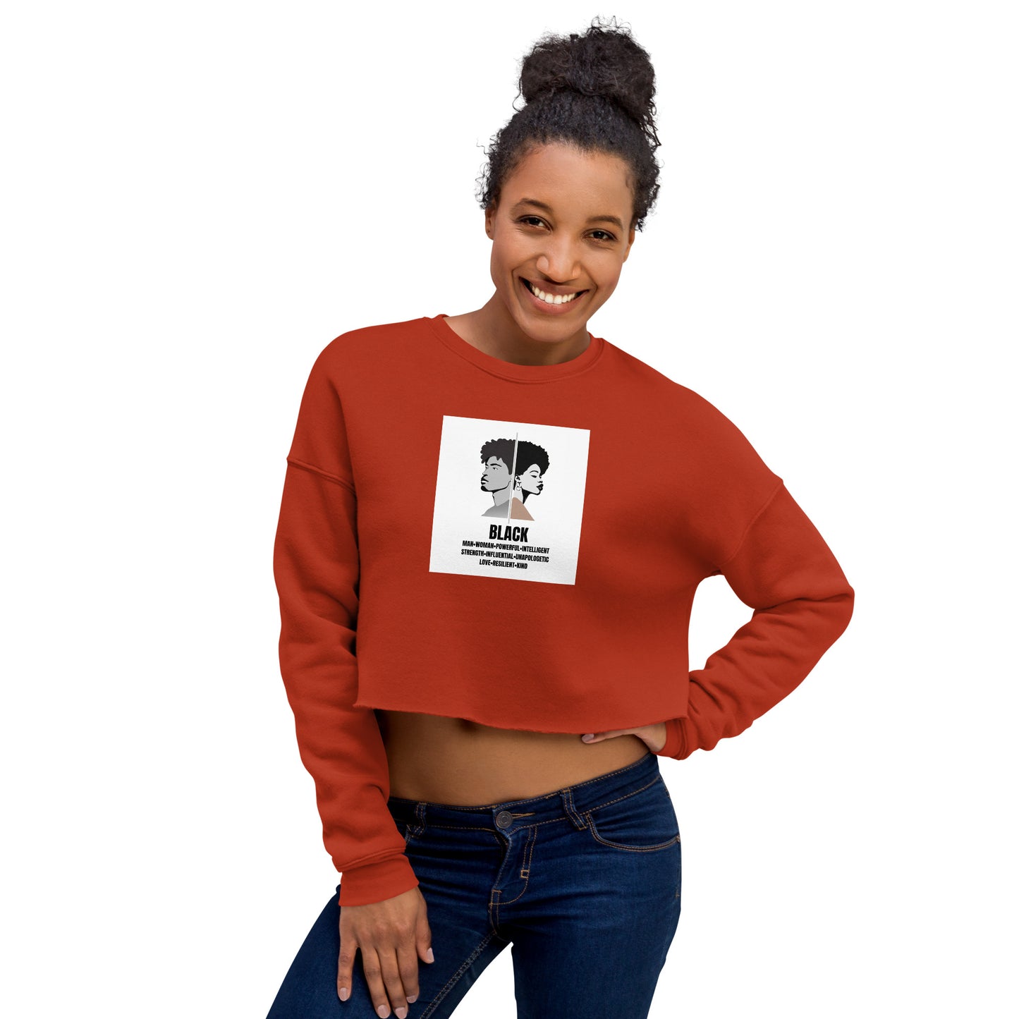 Crop Sweatshirt Black History Collection