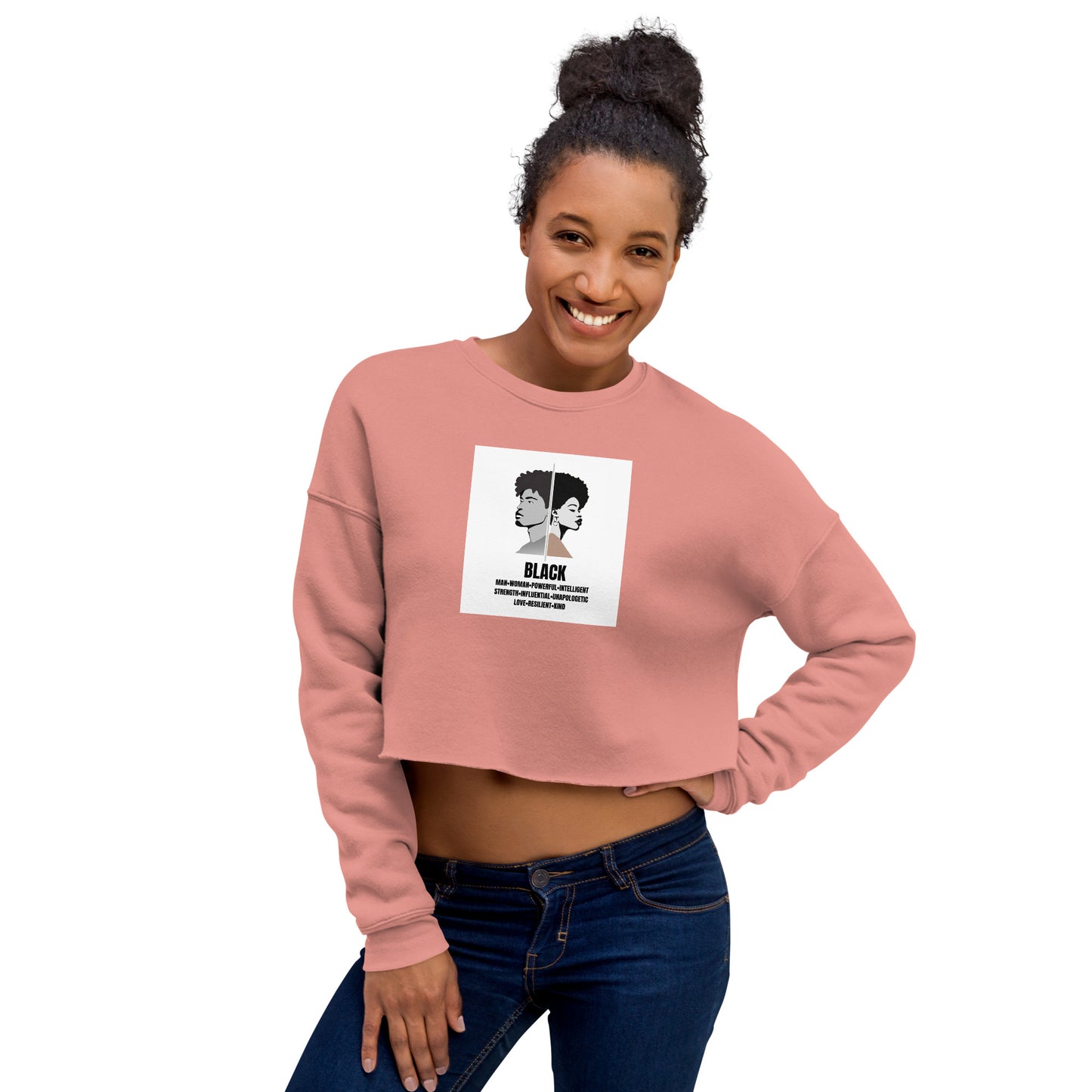 Crop Sweatshirt Black History Collection