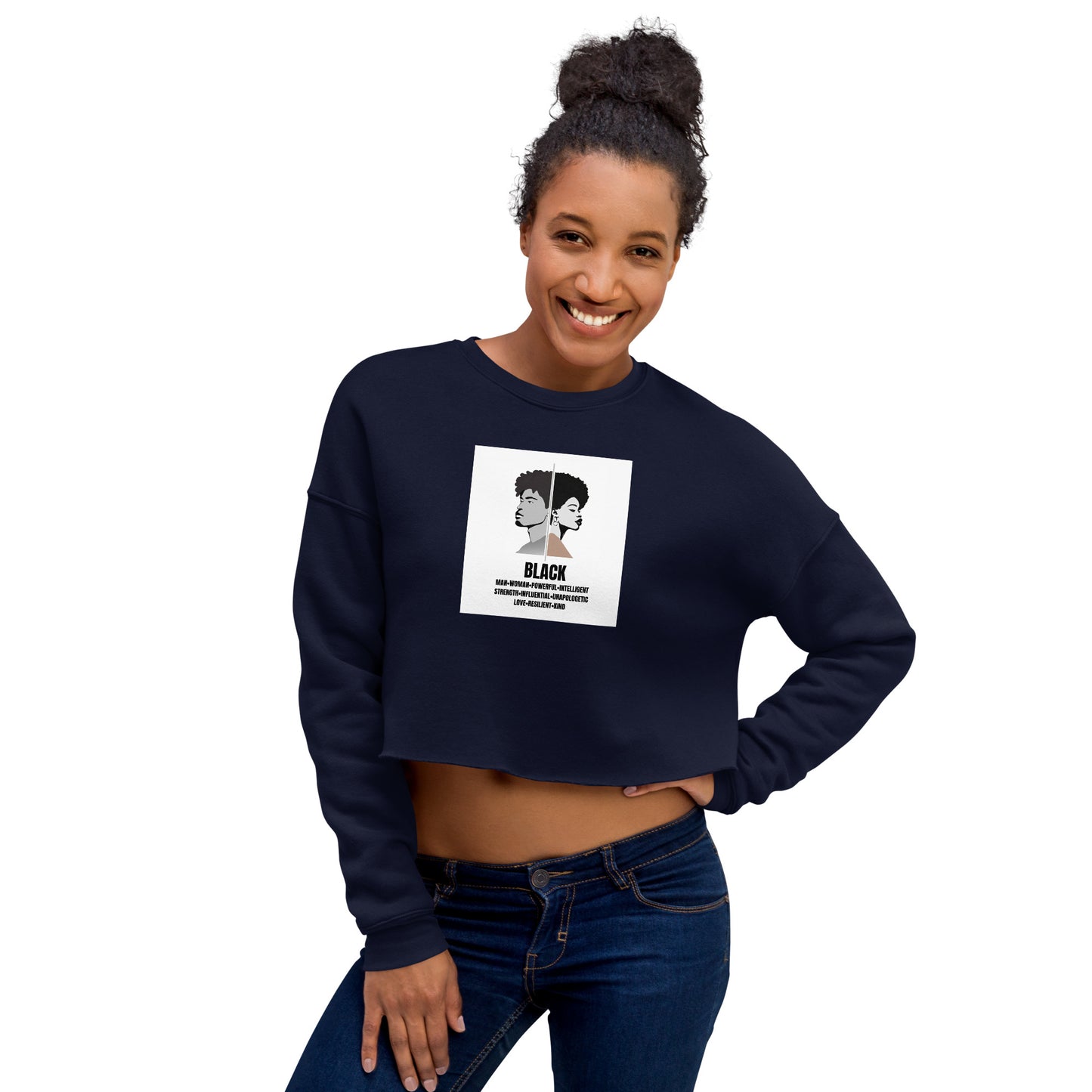 Crop Sweatshirt Black History Collection